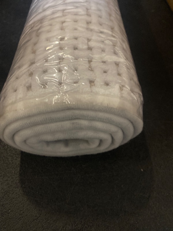 Photo 1 of ANNEVP Chenille Bath Mat Rug,Non Slip,23.5"x35.5"Absorbent, Quick Dry, Machin Washable,Bathroom Rugs for Bath Floor,Tub and Shower,White