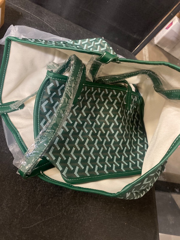 Photo 1 of CAIMIAO Women's Handbag New Vegetable Basket Bag Large-capacity Bucket Bag Shopping Bag Mummy Bag One Shoulder Portable Tote Bag (Color : Green)