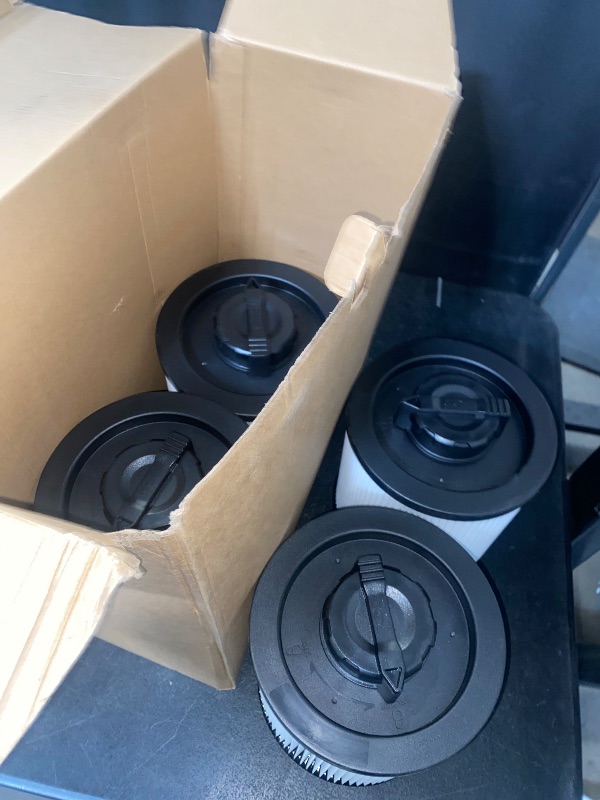 Photo 1 of DXVC6910 Cartridge Filter for Dewalt Wet/Dry Vacuum 6-16 Gallon DXV06P DXVC6910 DXV09P DXV10P DXV10PL DXV10SA DXV12P DXV14P DXV16P, Washable Reusable High Efficiency Replacement Filter 4 Pack
