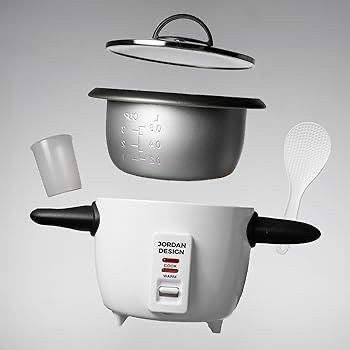 Photo 1 of Easy Find Rice Cooker 6-cup (cooked), Rice Cooker 3 cups (UNCOOKED), One Touch Rice Cooker, White, Small Rice Cooker
