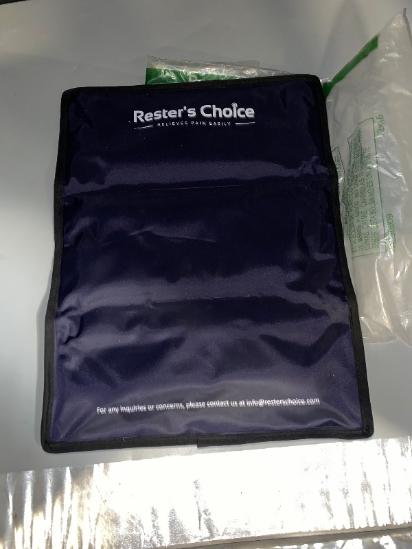 Photo 1 of Ice Pack for Injuries Reusable, Soft Gel Flexible - (Large: 11"x14.5") for Hip, Shoulder, Knee, Back - Comfy Cold Pack Compress for Swelling, Bruises, Surgery (Dark-Blue, 1 Pack)
