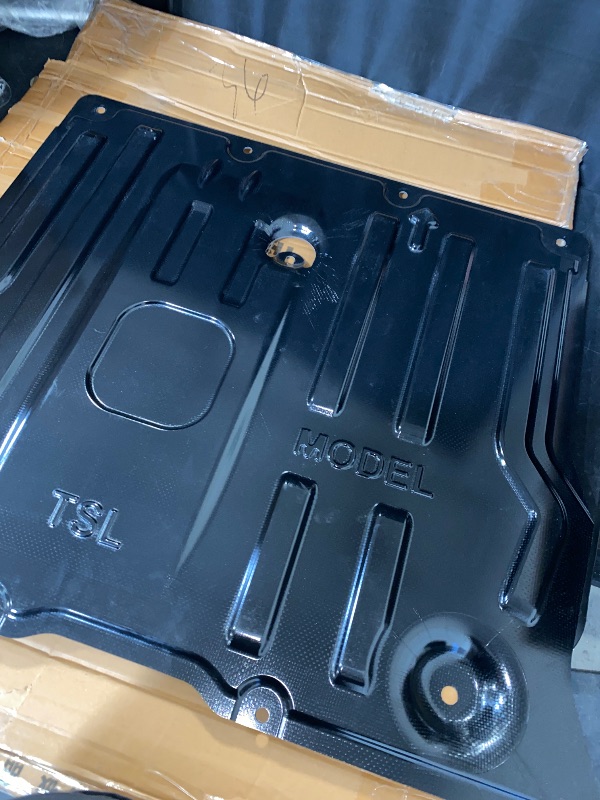 Photo 1 of Front Skid Plate for Tesla Model 3 / Model Y, Under Engine Guard Cover Splash Shield Cover Chassis Guard Plates for Tesla Model 3 2017-2024 / Model Y 2020-2024 Accessories
