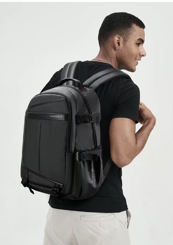 Photo 1 of QUDWLCK Travel Laptop Backpack Anti Theft Backpacks, Water Resistant Travel Business Work Bag 15.6 Inch Computer Bag for Men Women, Large, Black