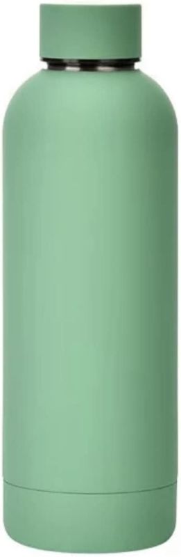 Photo 1 of Insulated Stainless Steel Water Bottle, Double Walled, Matte Finish, Lightweight, BPA Free, 500ml/17oz (Aqua)