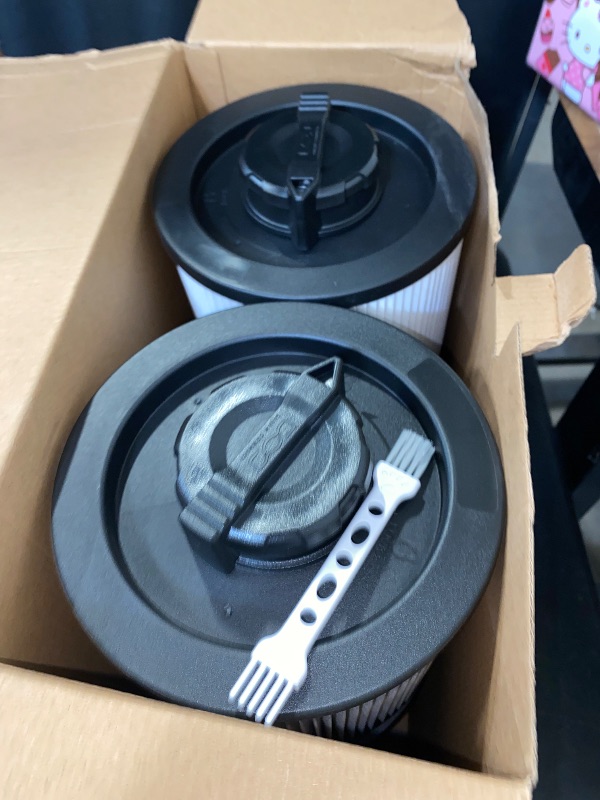 Photo 1 of DXVC6910 Cartridge Filter for Dewalt Wet/Dry Vacuum 6-16 Gallon DXV06P DXVC6910 DXV09P DXV10P DXV10PL DXV10SA DXV12P DXV14P DXV16P, Washable Reusable High Efficiency Replacement Filter 4 Pack
