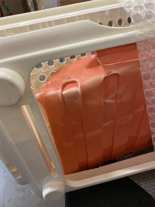 Photo 1 of Baby Bottle Drying Rack Storage, Nursing Bottle Storage Box Organizer with Cover, Portable Kitchen Cabinet Organizer, Durable countertop Dryer (Orange)
