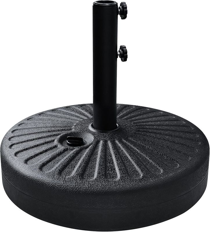 Photo 1 of EliteShade Umbrella Base Water Filled Stand Market Patio Outdoor Heavy Duty Umbrella Holder(Black)