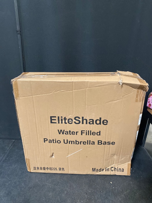 Photo 1 of EliteShade Umbrella Base Water Filled Stand Market Patio Outdoor Heavy Duty Umbrella Holder(Black)