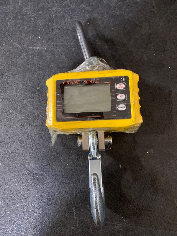 Photo 1 of 2200lb Digital Crane Scale High Precision Heavy Duty Industrial Hanging Scale with Remote Control Aluminum Case CE Certified Electronic Weighing Crane Scale, for Garage Farm Hunting Fishing