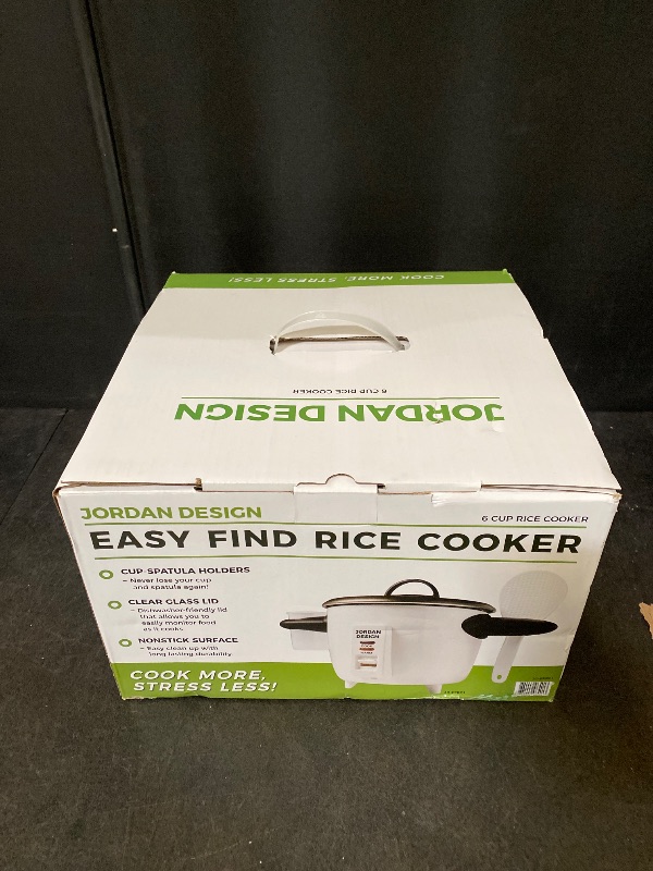 Photo 1 of Jordan Design Easy Find Rice Cooker 6-cup (cooked), Rice Cooker
