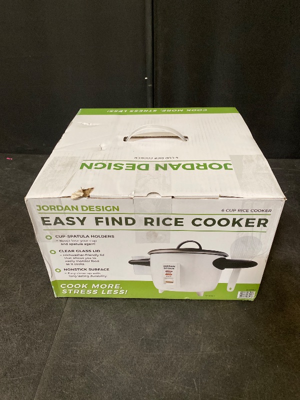 Photo 1 of Jordan Design Easy Find Rice Cooker 6-cup (cooked), Rice Cooker