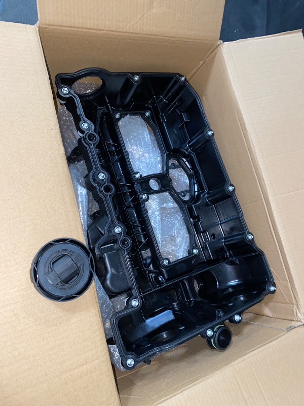 Photo 1 of MITZONE N20 Engine Valve Cover with Gasket Bolts Kit, Oil Cap for BMW 2012-2018 528i 528i xDrive 328i 328i GT xDrive 320i x5 x3 X1 428i z4 2.0L Replace 11127588412
