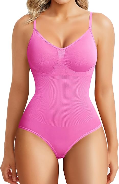 Photo 1 of Size L/xl Womens' Seamless Sleeveless V-Neck Bodysuit Shapewear Tummy Control