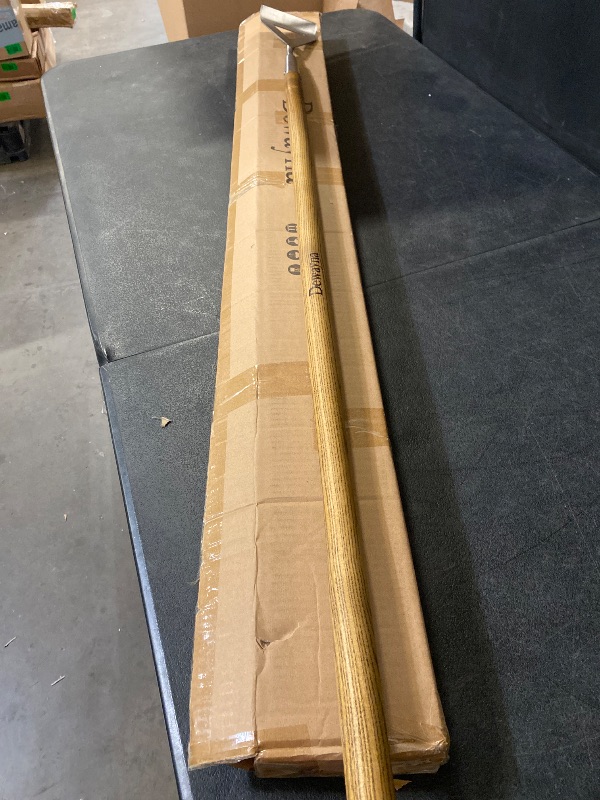 Photo 1 of Dutch Hoe, Bending-Proof Push Pull Weeder, 51'' Long Handle Dutch Hoe Weeder for Women, Heavy Duty Stainless Steel Garden Dutch Hoe for Weeding in Between Seedling, Removal Moss,Soil Loosening
