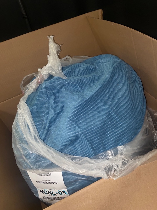 Photo 1 of Bean Bag Chairs with Corduroy Cover Removable, 3 Ft Large Memory Foam Bean Bag Chairs for Kidswith Filling,Round Fluffy Sofa Chair for Living Room Bedroom
