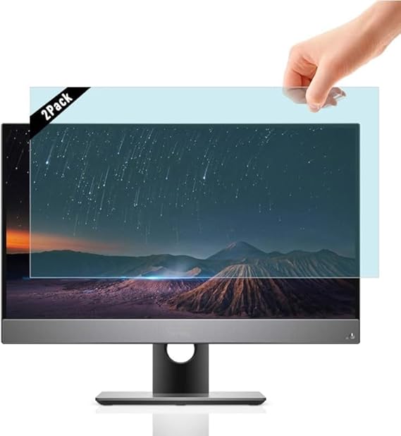 Photo 1 of 2-Pack 24 Inch Anti Blue Light Computer Screen Protector, Eye Protection Anti Glare Matte Computer Screen Cover for 24" Laptop with 16:9 Aspect Ratio, Reduce Eye Strain
