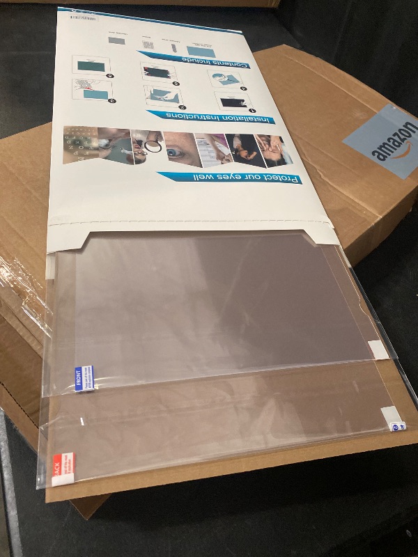 Photo 1 of 2-Pack 24 Inch Anti Blue Light Computer Screen Protector, Eye Protection Anti Glare Matte Computer Screen Cover for 24" Laptop with 16:9 Aspect Ratio, Reduce Eye Strain
