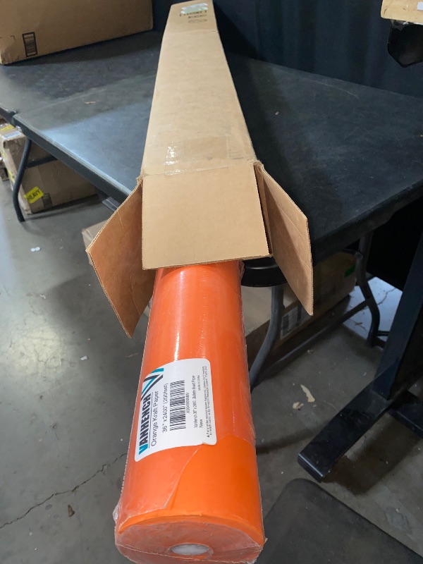 Photo 1 of PerkHomy 36" x 2,400" (200') OrangeRed Kraft Paper Roll for Craft Bulletin Board Paper Kids Art Table Covering Crafting Gift Wrapping Bouquet Packing Parcel 80GSM 55LB (OrangeRed, 36" x 200')
