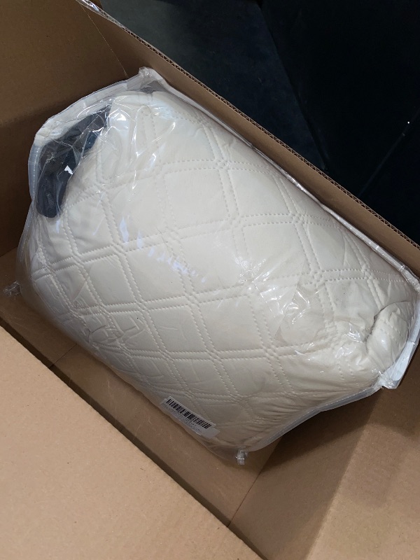 Photo 1 of Upgraded Sectional Couch Covers 100% Waterproof L Shaped Sofa Slipcover Reversible Chaise Lounge Cover for Sectional Sofa Cover for Pets Cat Dog Kids Family (Small, Ivory)
