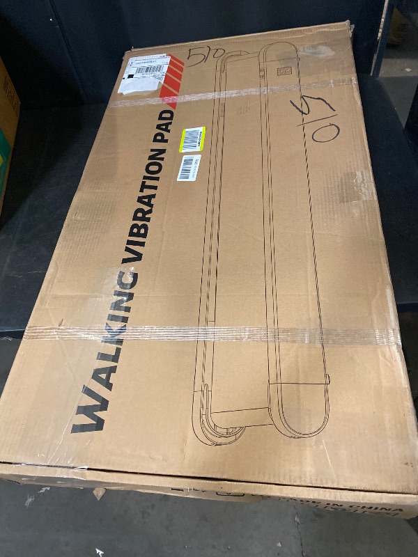 Photo 1 of Walking Pad Treadmill with APP, 3 in 1 Under Desk Treadmill, 2.5HP Low Noise Walking Vibration Pad with Remote Control,Portable Treadmills for Home Office, Red