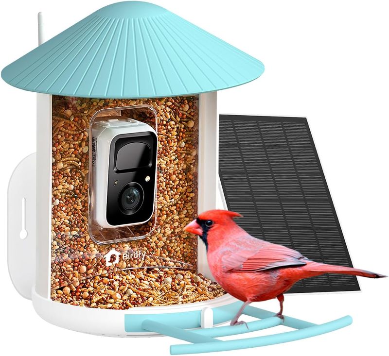 Photo 1 of Wild Bird Feeders - Smart Bird Feeder with Camera, Bird Watching Camera, Auto Capture Bird Videos & Motion Detection, AI Identify 10000+ Bird Watching Camera Wireless Outdoor for Bird Lover