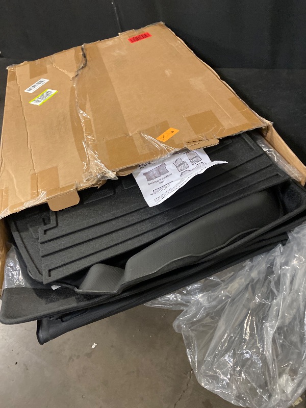 Photo 1 of Rongtaod Floor Mats Compatible with 2022 2023 2024 2025 Hyundai Tucson Upgrade Cargo Mat Trunk Mat Cargo Liner Back Seat Cover Protector Tucson Accessories (Backrest Mats+Trunk mat+Floor Mats)
