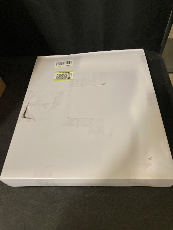Photo 1 of Extra Large Clear Acrylic Serving Tray (18×18 Inches) with Gold Handles Spill Proof Acrylic Over Size Big Decorative Tray Organiser for Ottoman Coffee Table Countertop
