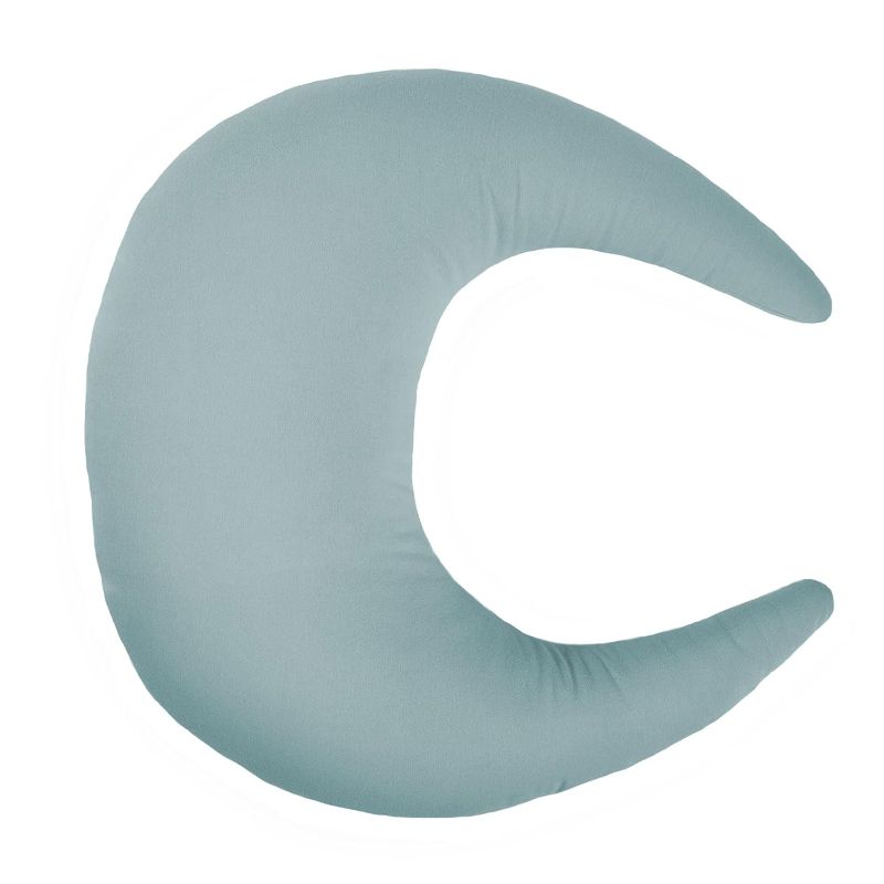 Photo 1 of snuggle me Organic Nursing Pillow - Bottle & Breastfeeding Pillow with Organic Cotton Cover & Fiberfill, Machine Washable, Newborn Essentials Must Haves (Slate)