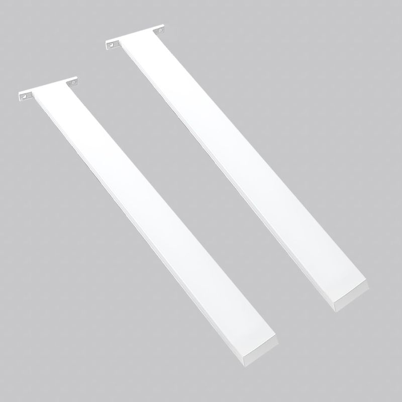 Photo 1 of Hidden Island Countertop Support Bracket 2 Pack White 20 Inch Heavy Duty Granite Countertop Bracket Iron Island Support Brackets for Granite Quartz Wood