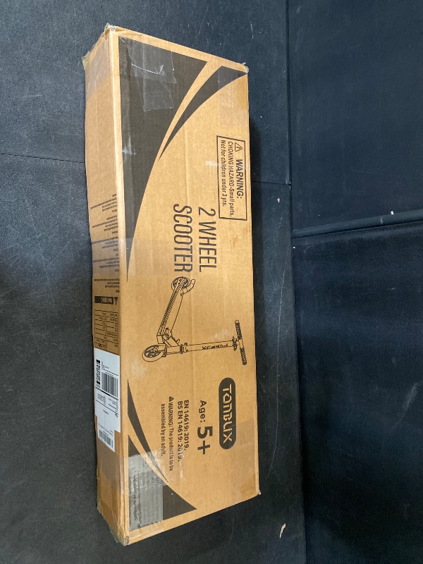 Photo 1 of TONBUX Scooters for Kids 5-7, 2 Wheel Scooters with Cool Light Up Stem, Wheels, and Deck, 3 Level Adjustable Height Kick Scooter, Foldable and Lightweight Scooter for Kids 8-12