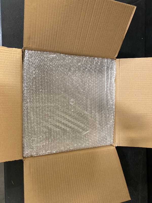 Photo 1 of Clear Acrylic Box with Lid, Clear Acrylic Container Plastic Square Cube Storage Box 13.7x13.7x 4.7 Inch/35X35X12 CM for Candy Pill and Tiny Jewelry