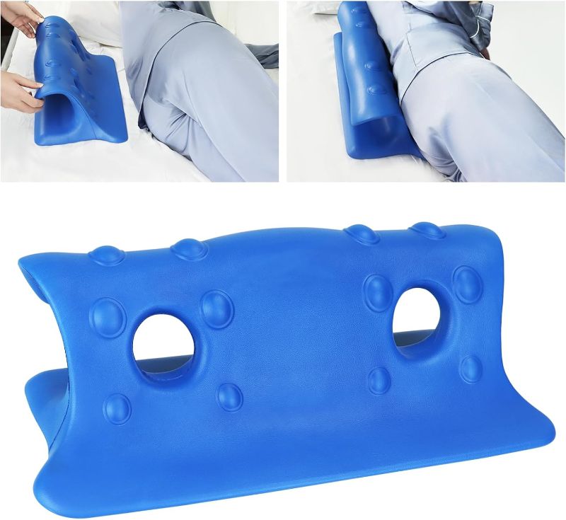 Photo 1 of LOSCHEN Wedge Pillow for Seniors,Positioning Wedge Pillow for Bed Sore Prevention & Recovery,Body and Foot Support,Bedsore Positioning,Made from EVA, Strong Support, Anti-Slip?Blue?
