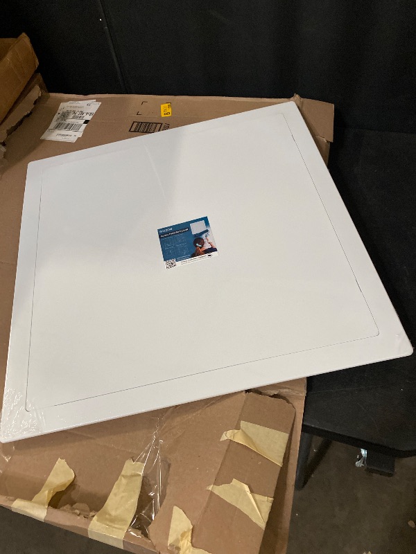 Photo 1 of Access Panel for Drywall - 22 x 22 inch - Wall Hole Cover - Access Door - Plumbing Access Panel for Drywall - Heavy Durable Plastic White
