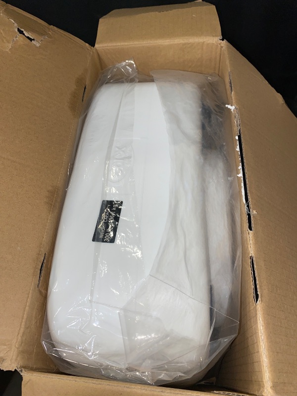 Photo 1 of Carex Toilet Seat Riser - Adds 5.5 Inch of Toilet Height - Raised Toilet Seat with 300 Pound Weight Capacity, Slip-Resistant, Toilet Riser, Elevated Toilet Seat
