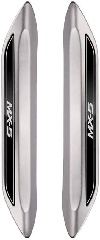 Photo 1 of 2Pcs Car Door Sill Protector Strips for Mazda MX-5 RF ND MX5, Stainless Steel Protector Strips, Welcome Pedal Strips, Car Door Kick Plates Styling Accessories
