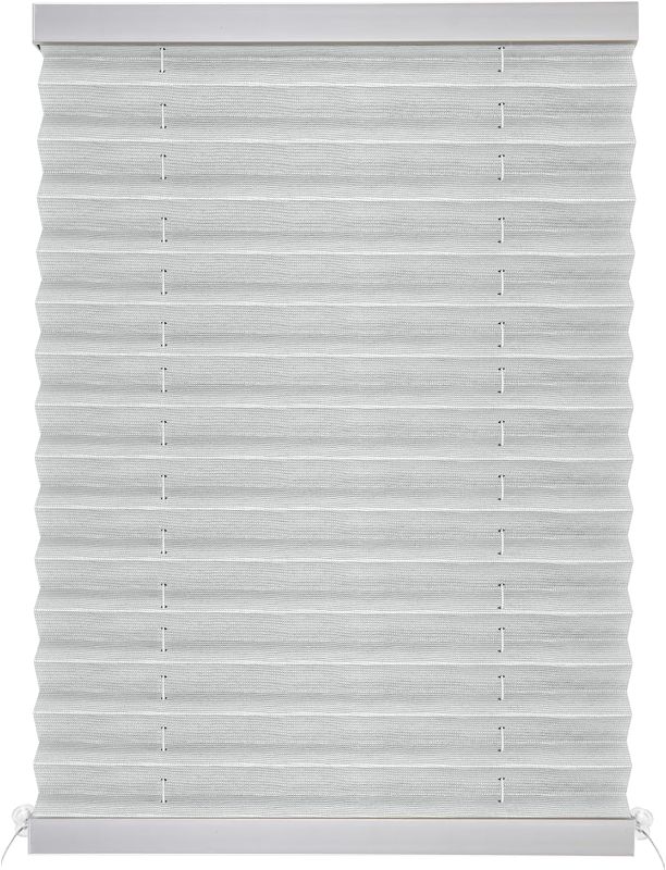 Photo 1 of NOVINO RV Blinds for Camper Window,RV Shades Camper Blinds for Travel Trailers, Motorhome Pleated Window Shades-17 W x 24" L,Gray
