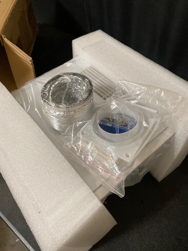 Photo 1 of 4 in 1 Bathroom Exhaust Fan with Light, 190 CFM Bathroom Exhaust Fan with Heater, 1800W Heating Power, 1.0 Sone Bath Fan with Light, Heating, Ventilation, Remote Control, UL Listed
