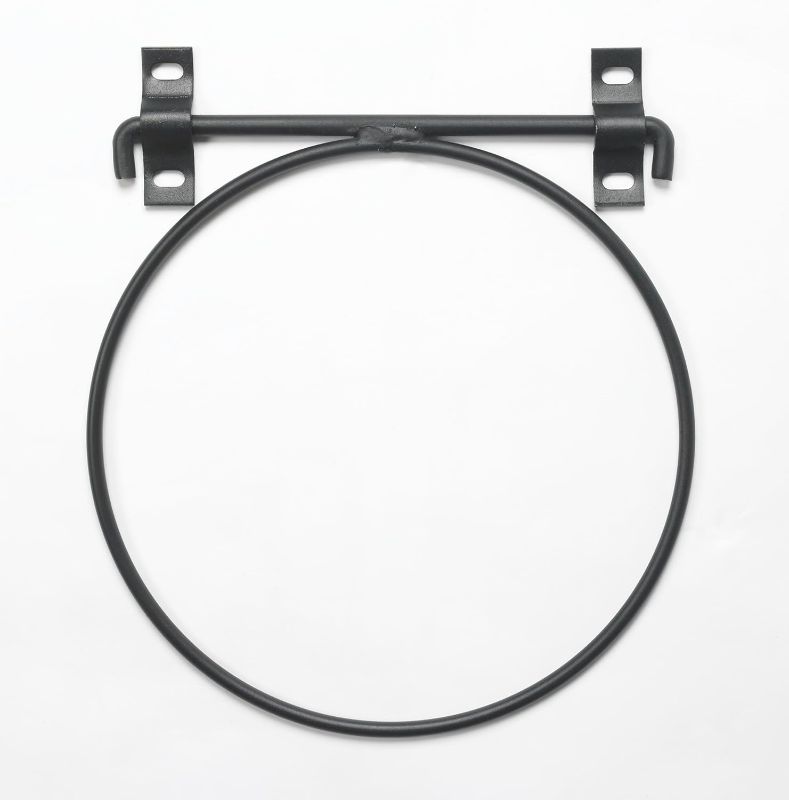 Photo 1 of 2 SETS SCENIC ROAD Livestock Water Bucket and Pail Holder Folding, Wall Mount, Powder Coat Steel