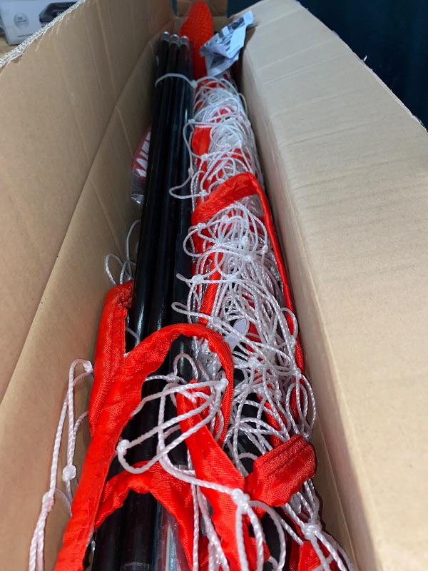 Photo 1 of Storgem Soccer Goal,Soccer Net,Soccer Goals for Backyard,with Bow Frame,Collapsible Metal Base and 15 Training Cones
