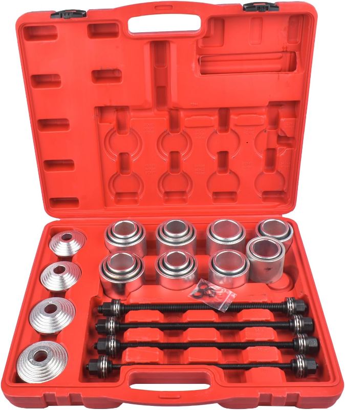 Photo 1 of Handor 28pcs Press and Pull Sleeve Kit Remove Bushes Bushing Bearings Seals Removal Insertion Tool Set