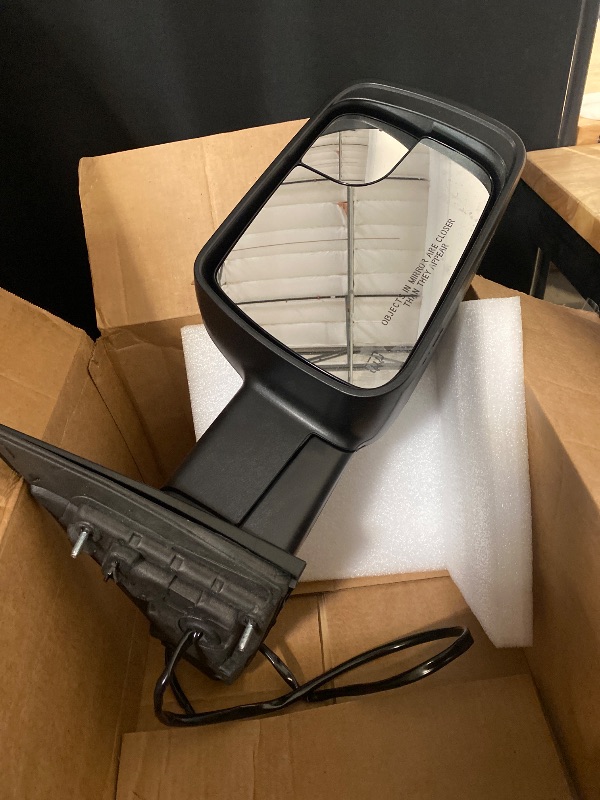 Photo 1 of 68276500AH Right Passenger Side Mirror for Ram 1500 2019-2022 Passenger Side Mirror with 10 Pins | Heated Glass | Turn Signal Light | Puddle Light | Blind Spot Glass | Temp Sensor | Power Folding
