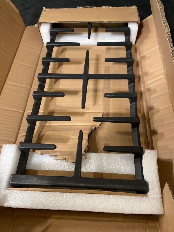 Photo 1 of WB31X27150 Stove Grate Replacement for GE Stove Parts 19.3’’ x 9.1'' JXGRATE1 WB31X24737 Center Grate for General Electric Gas Range Parts Surface Burner Grate GE Cast Iron Rack 1 Pack
