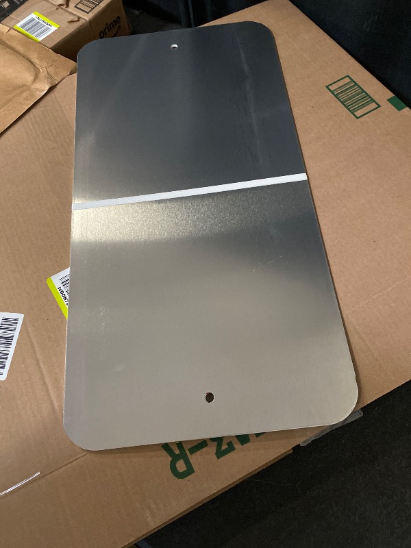Photo 1 of 2 Pcs Aluminum Sheet Metal 12" x 24" Inches, Flat Plain Aluminum Plate Covered with Protective Film for Industry, Crafting, DIY, Signage, and Prototype Production
