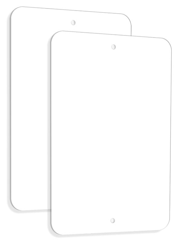 Photo 1 of 2 Pcs Aluminum Sheet Metal 12" x 24" Inches, Flat Plain Aluminum Plate Covered with Protective Film for Industry, Crafting, DIY, Signage, and Prototype Production
