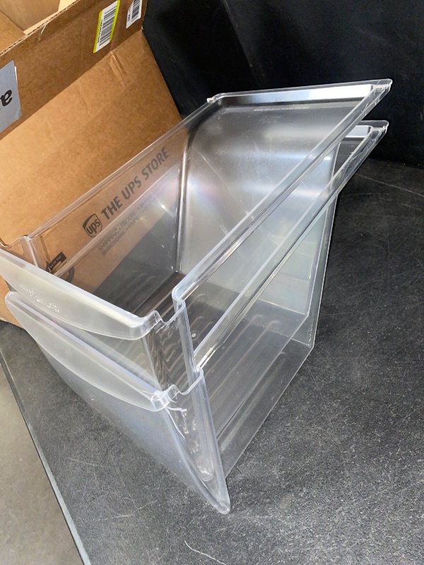 Photo 1 of [2 PACK] 240337103 Refrigerator Crisper Drawer Replacement Compatible with Frigidaire Kenmore Refrigerator Drawer Replacement, Frigidaire Drawer Replacement for AP2115741, 240337100, 240337102
