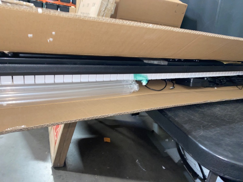 Photo 1 of 88 Key Piano Keyboard Beginner Electric Digital Piano with Full Size Semi Weighted Keys,Sustain Pedal, Power Supply, Stand, Carrying Case,Headphones
