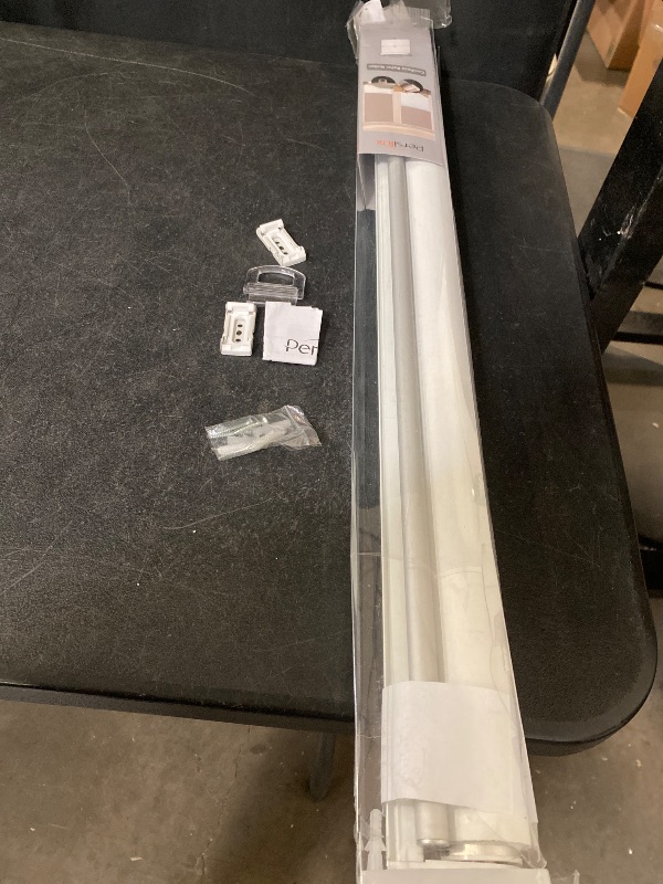 Photo 1 of Persilux Sheer Shades Cordless Window Blinds 100% Blackout Roller Shades UV Protection Window Shades for Windows, Home and Office, Bedroom and Living Room Easy to Install (31" W x 72" H, White)
