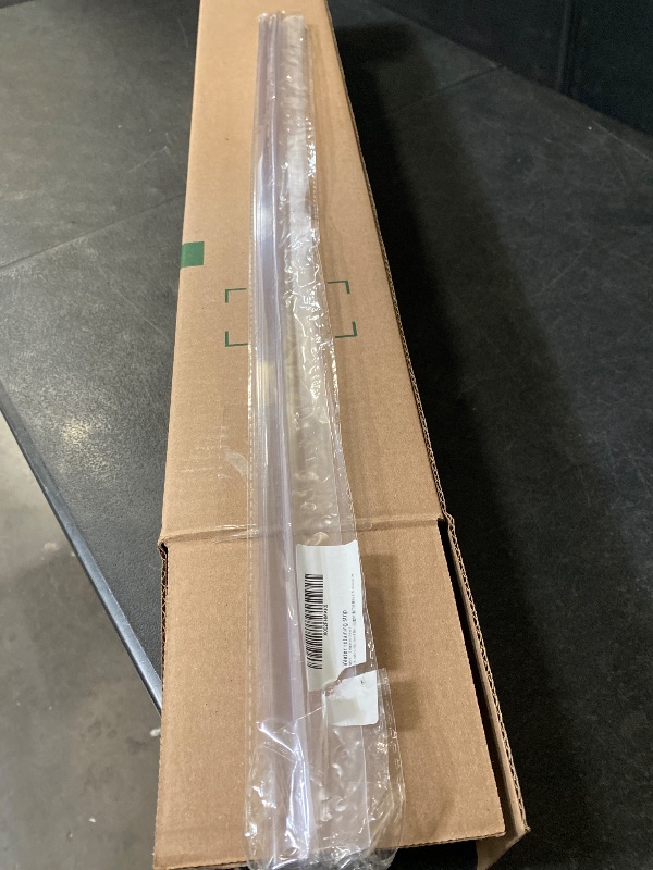 Photo 1 of Frameless Shower Door Bottom Seal with Drip Rail 5/16" Thick Glass 27.5" Long Sweep - Glass Door Seal Strip Stop Shower Leaks
