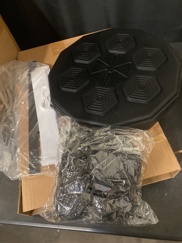 Photo 1 of 2025 New Music Boxing Machine, Upgraded 2.0 Smart Bluetooth Music Boxing Parent-Child Games, Wall-Mounted Exercise Equipment for Home Exercise
