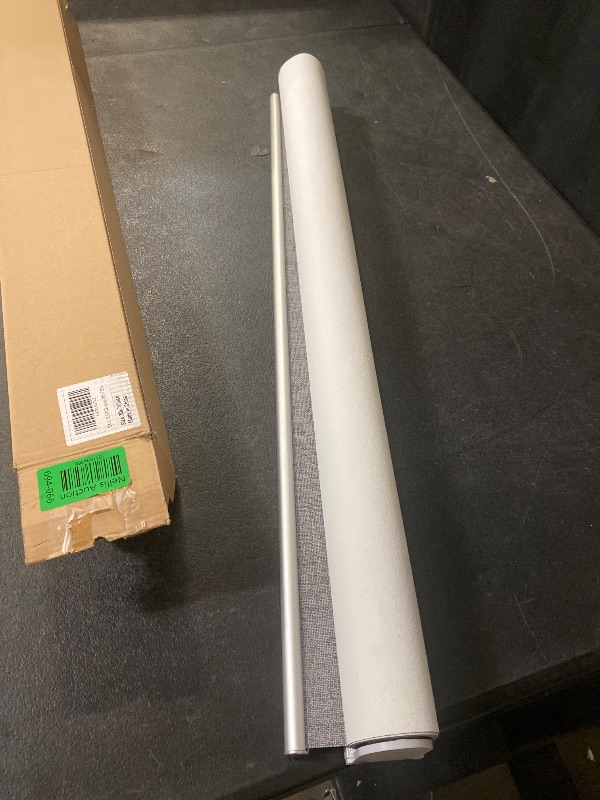 Photo 1 of GENIMO 100% Blackout Roller Window Shades, Window Blinds Cordless with Thermal Insulated, UV Protection Fabric, Mini French Door Blinds for Home, Office, Bedroom, Easy to Install, Grey, 30" W X 75" H

